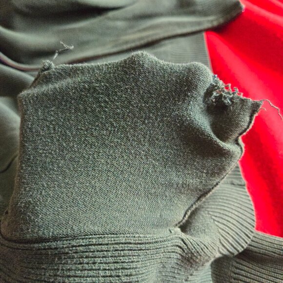 Old Navy Green Full Zip Medium Cardigan (21" ptp) - Picture 10 of 12